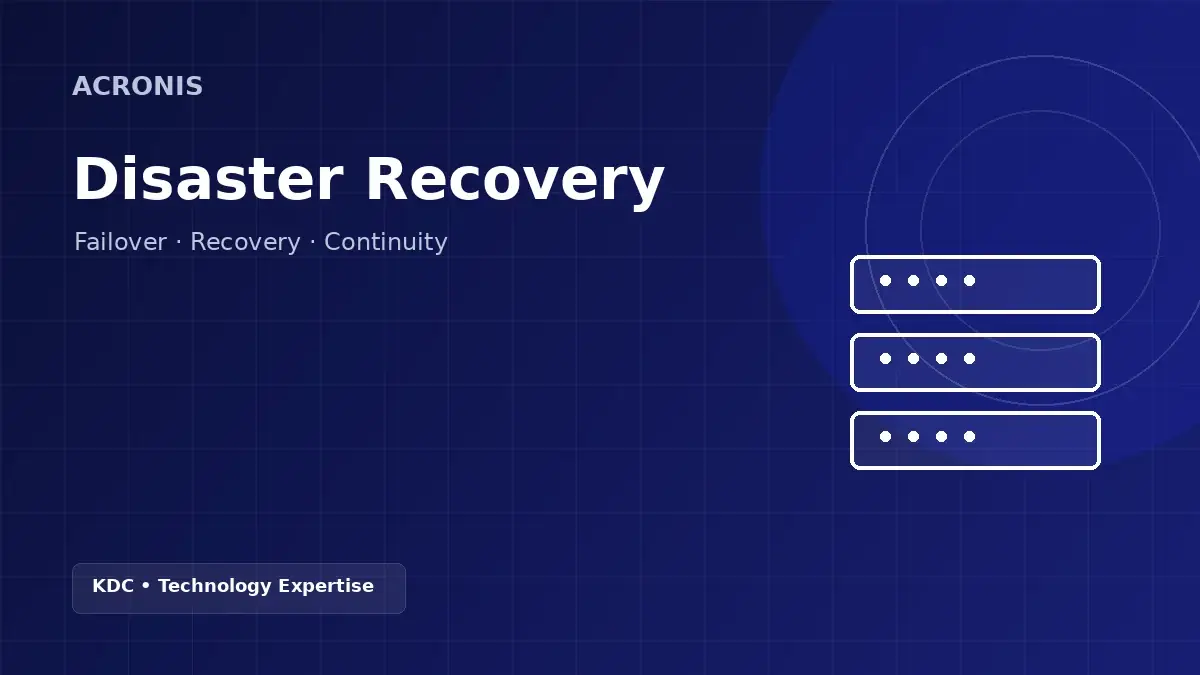 Acronis Disaster Recovery