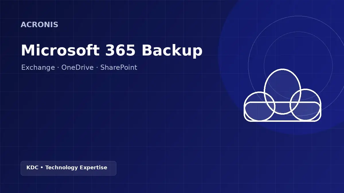 Acronis Microsoft 365 Backup
