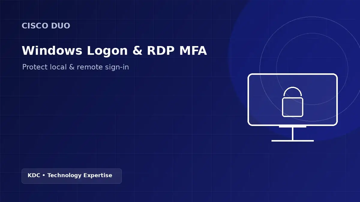 Cisco Duo Windows Logon